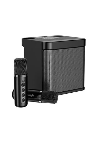 Buy Bluetooth Karaoke Speaker Wireless Microphone Portable With 2 Mics For Kids & Adults Long Battery Life, Boom Sound For Indoor Outdoor Music Party in UAE