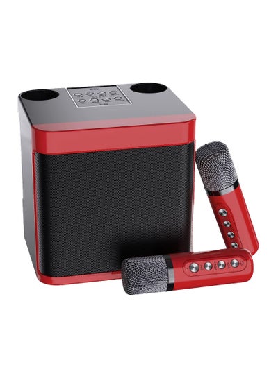 Buy YS 203 Portable Wireless Bluetooth Karaoke Speaker Stereo Bass With Dual Microphones in UAE