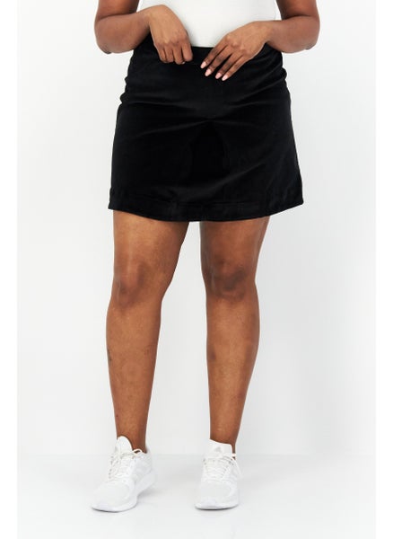 اشتري Women Textured Mini Skirt, Black في الامارات