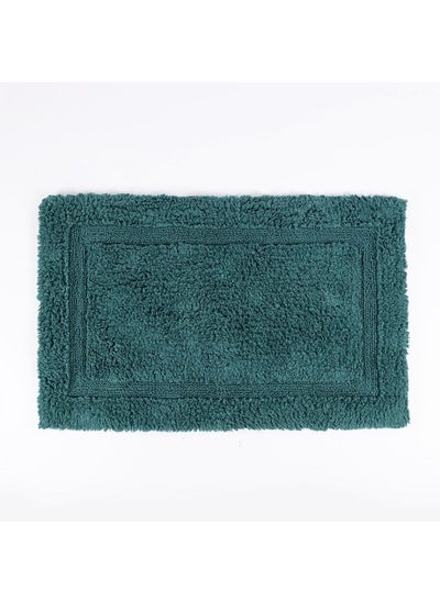 اشتري Arthur Cotton Bath Mat, Teal - 90X60 Cm في الامارات