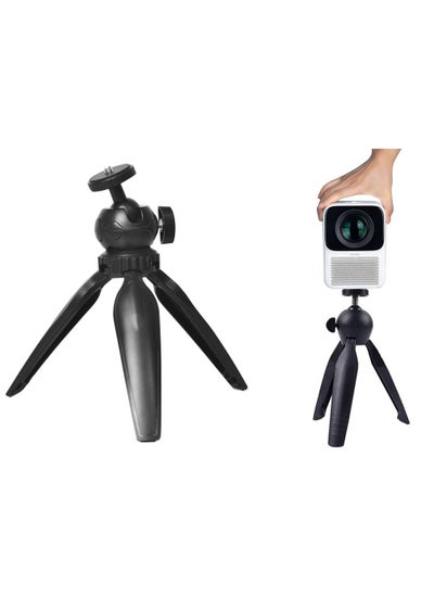 Buy Mini Projector Stand Triangle Bracket for Camera Phone Projector,Mini Tripod Table Top Stand with 360° Adjustable Ballhead for mini Projector/Smartphones/Compact DLSR/Webcam in Saudi Arabia