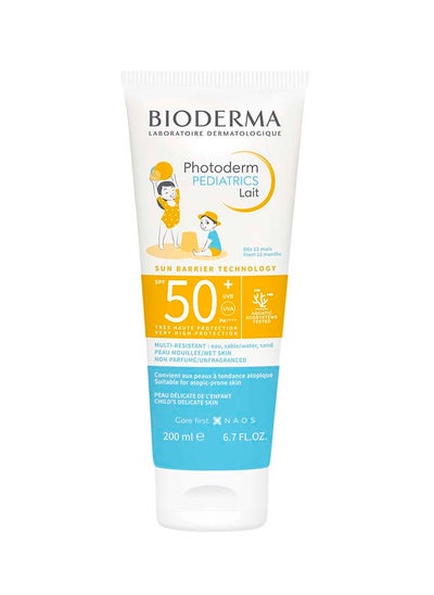 Buy Photoderm Pediatrics Lait Spf50+200Ml in UAE