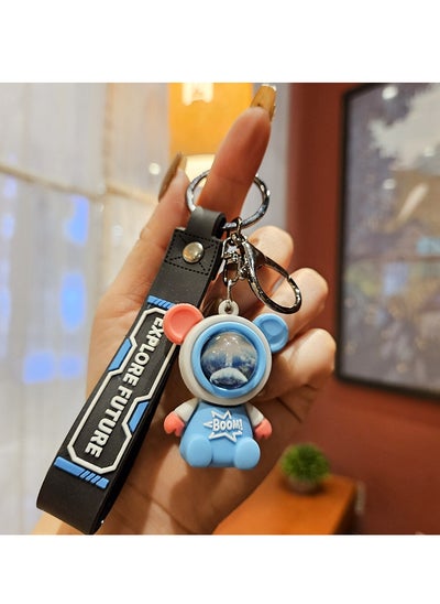 Buy Cute keychain, starry sky rabbit astronaut keychain, boy and girl keychain, creative key pendant suitable for bag decoration and car decoration，Color random ﻿ in Saudi Arabia