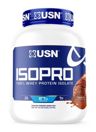 Buy USN IsoPro 100% Whey Isolate 4lb Chocolate in UAE