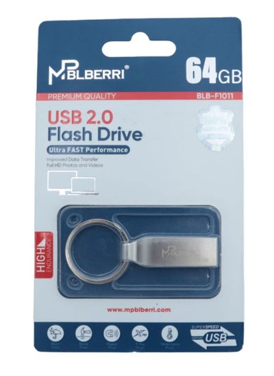 اشتري محرك أقراص فلاش USB 2.0 سعة 64 جيجابايت في الامارات