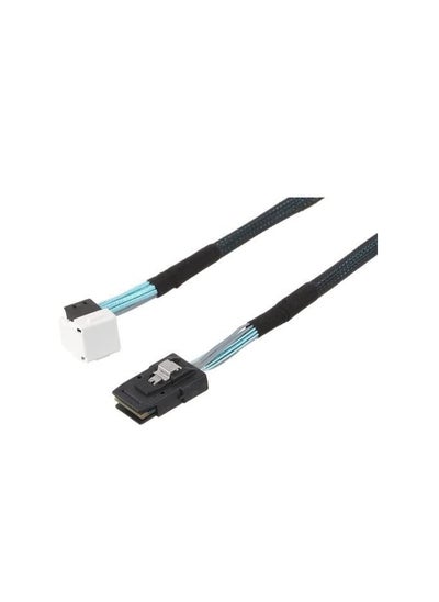 Buy Keendex KX2383 SAS Female to Mini SAS Female Cable, 50 cm - Black in Egypt