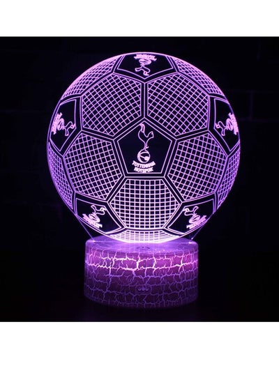 اشتري Five Major League Football Team 3D LED Multicolor Night Light Touch 7/16 Color Remote Control Illusion Light Visual Table Lamp Gift Light Team Tottenham HotSpur في الامارات