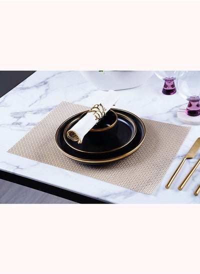 اشتري Lynn S/4 Placemat Gold 30x45cm في الامارات