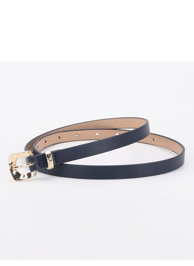 Buy Fashion Student Jeans Accessorize With Skinny Belt Clothing 105cm Blue in UAE