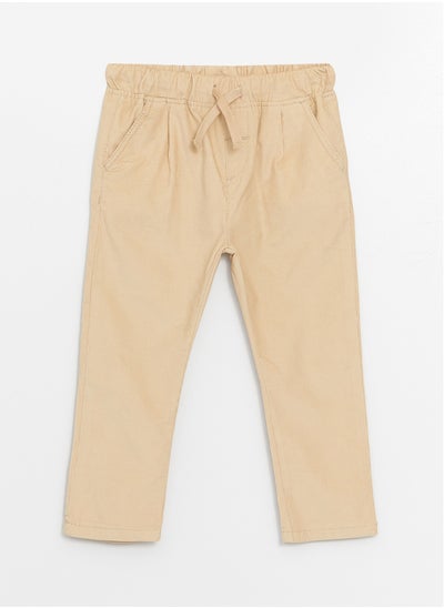 اشتري Elastic Waist Basic Velvet Baby Boy Trousers في مصر