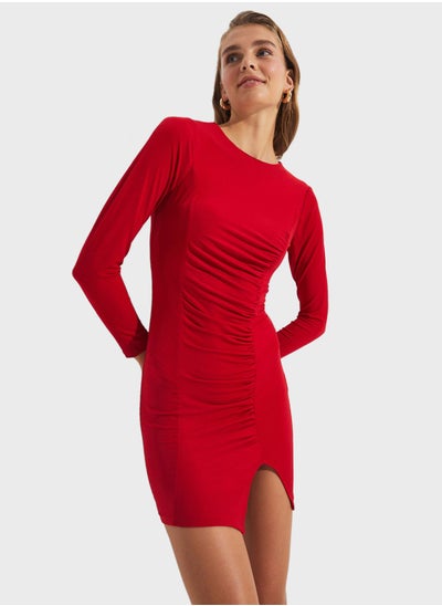 Buy Ruched Detail Bodycon in UAE