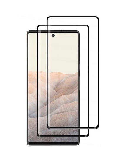 Buy 2-piece Screen Protector HD Tempered Glass for Google Pixel 6 Pro (6.71inch) in UAE