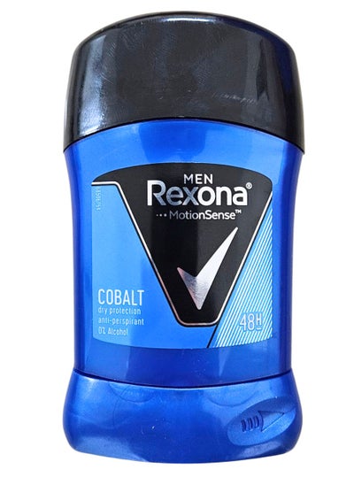 Buy REXONA Men Antiperspirant Deodorant Stick Cobalt Dry 48 Hour Protection 40 g in UAE