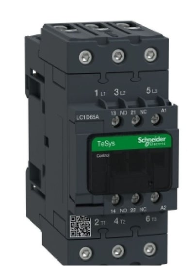 Buy Schneider Electric Contactor, TeSys Deca, 3P(3 NO), AC-3/AC-3e, 0 to 440V, 65A, 220VAC 50/60Hz coil in Egypt