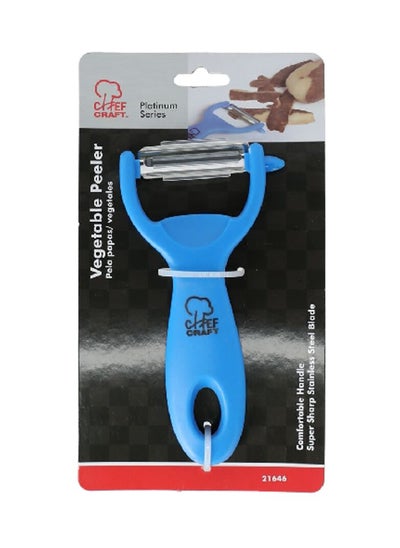 Buy Vegetable Peeler Blue 20.574 x 3.556 x 11.938 cm 21646 in Saudi Arabia