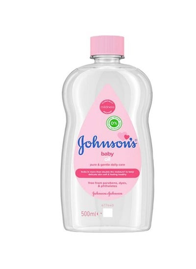 Buy Johnson'S Baby Oil 500ml in Saudi Arabia