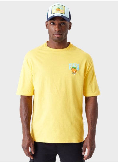 Buy Fruit Graphic Oversized T-Shirt in UAE