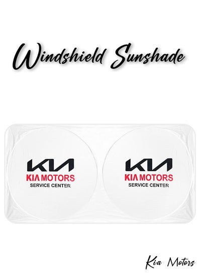 Buy Ultimate Protection and Style Car Windshield KIA motors Sunshade Keep Your Vehicle Cool and Shielded from Harmful UV Rays in Saudi Arabia