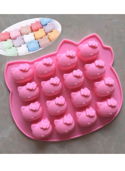 Buy Hello Kitty Chocolate Chip Cookie Mold Silicone Baking Mold For Round Cylindrical Candy Jelly Cake in Saudi Arabia