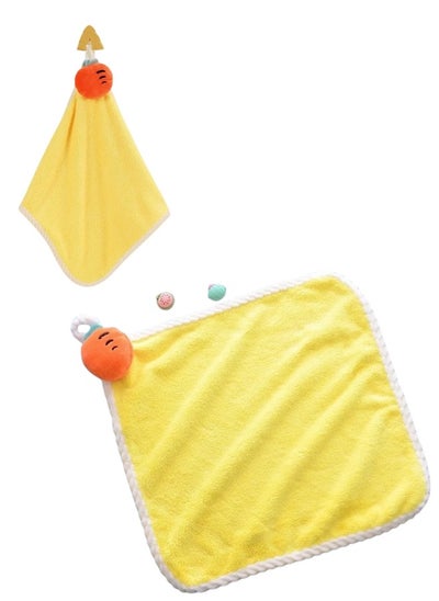 Buy 1pc Hanging Hand Towel for Drying Hands, Super Soft Absorbent Dish Wiping Cloth with Hanging Loop for Kitchen Bathroom Use - Multi-Shape and Color in Egypt