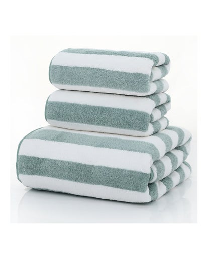 Buy Three Piece Set Of Soft Bath Towels in Saudi Arabia