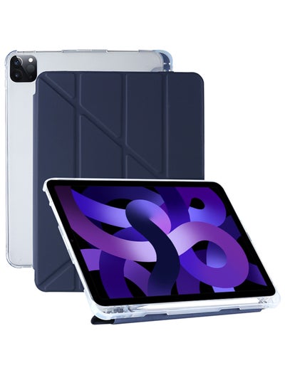 Buy iPad Pro 12.9 2022 Case 6th/5th/4th/3rd Generation with Pencil Holder [Support 2nd Gen Apple Pencil Wireless Charging] PU Smart Case Cover for iPad Pro 12.9 2022/2021/2020/2018 in Saudi Arabia