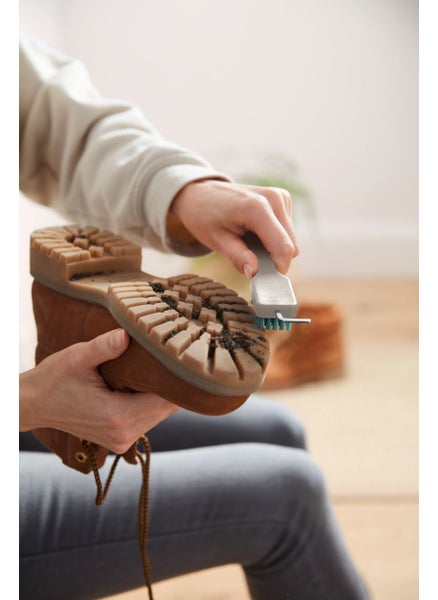 اشتري Shoe Sole Cleaning Brush, Off White/Turquoise في الامارات