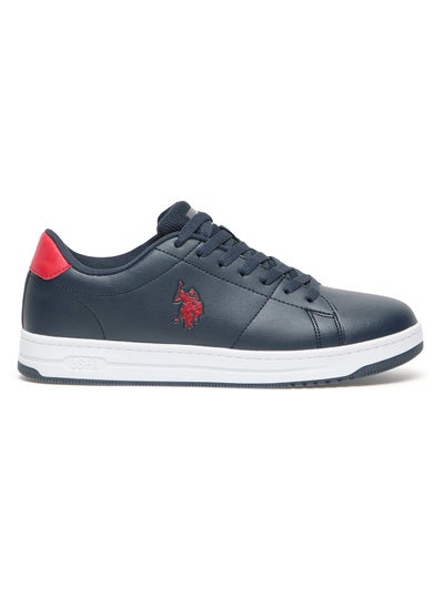 اشتري Men's Navy Low-Top Sneakers  -Lightweight Stylish Lace-Up Design with Comfort Cushioned Sole for Everyday Wear في الامارات