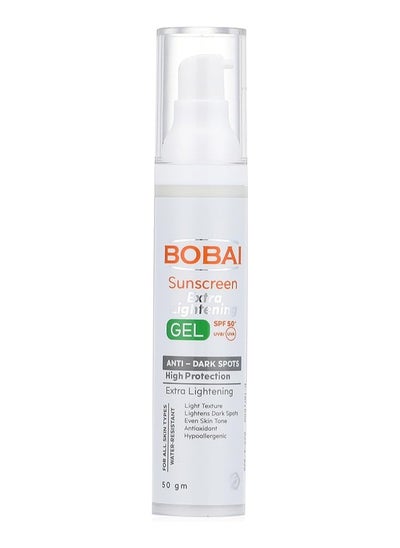 Buy Bobai Sunscreen Extra Lightening gel Spf 50 - 50 Gm in Egypt