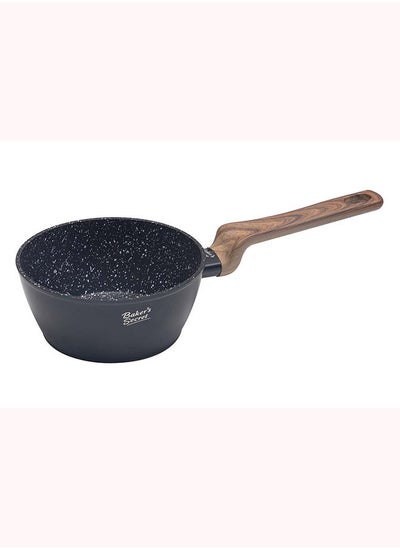 اشتري Bakers Secret Aluminium Sauce Pan 1.15l -black في الامارات