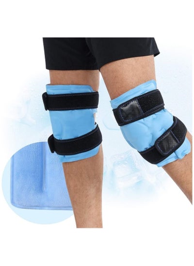 Buy Ice Pack for Knee Pain Relief Reusable Gel Ice Wrap for Leg Injuries Swelling Knee Replacement Surgery Cold Compress Therapy for Arthritis Meniscus Tear and ACL in Saudi Arabia