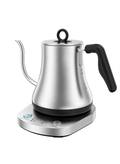 Buy Gooseneck Electric Kettle with Temperature Control, Pour Over Kettle Stainless Steel Tea & Coffee Kettle 0.8L, Quick Heating in UAE