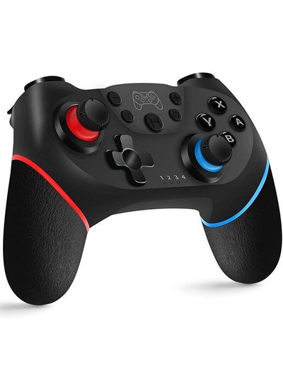 Buy Controller for Switch, Wireless Pro Controller for Switch/Switch Lite/Switch OLED, Remote Gamepad with Joystick, Adjustable Turbo Vibration, Ergonomic Non-Slip - Black. in UAE