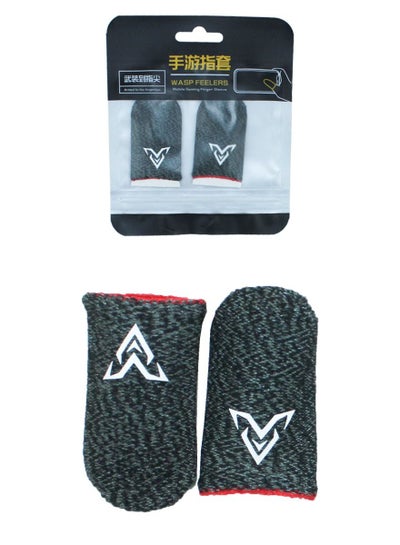 Buy High Quality Gaming Finger Sleeves for Mobile Gaming Super Highly Sensitive WASP Feelers Smooth Operation Sweat Absorbing Odorless Breathable Seamless Finger Sleeve for PUBG and much other games play in Saudi Arabia