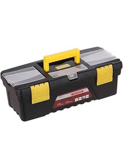 Buy Plastic Tool Storage Box, 12 Inch - Black in Egypt