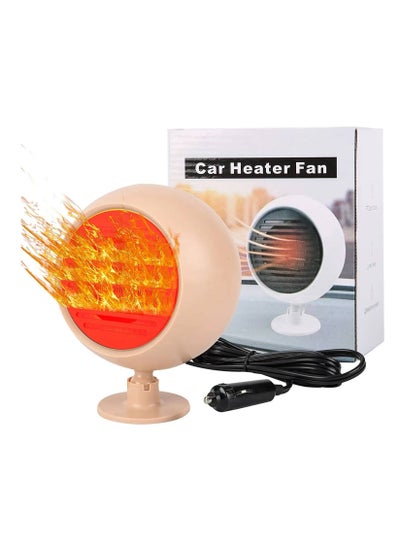 Buy Car Portable Heater Plugged into Cigarette Lighter Car Heater and Cooling Fan （Pink） in Saudi Arabia