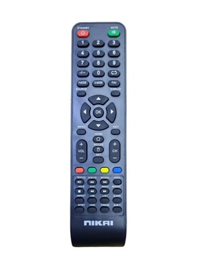 Buy Replacement Remote Compatible With Nikai Smart TV LCD LED in UAE