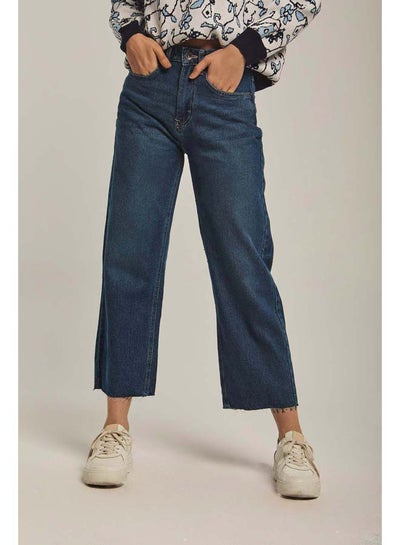 اشتري Fancy Cropped Wide Leg Jeans في مصر