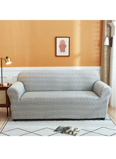 اشتري Stretch Sofa Slipcovers Non-slip Armchair Couch Cover With Elastic Straps Furniture Frotector Washable Anti-Skid في الامارات