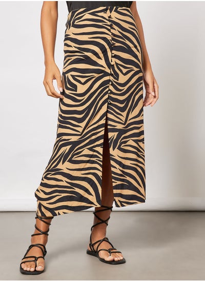 Buy Zebra Print Skirt in UAE