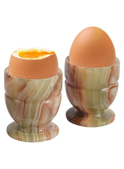 Buy RADICALn Egg Holder Green Handmade Marble  Used for Boiled Eggs Or Hard Boiled Egg Cups For Kitchen Table in UAE