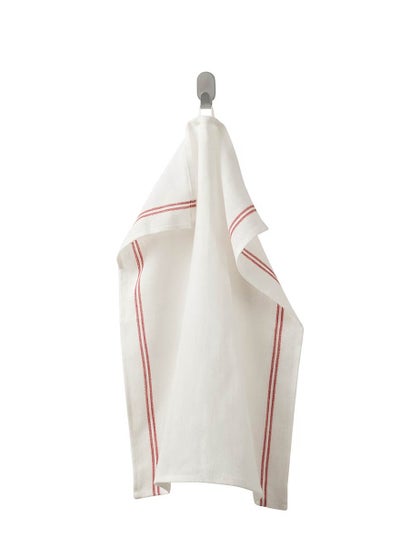 Buy Tea towel, red, white, 45x60 cm in Saudi Arabia