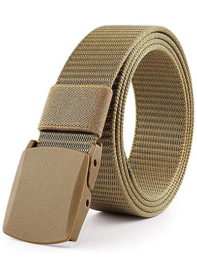 اشتري Nylon Stretchable Brown Belt For Men في الامارات