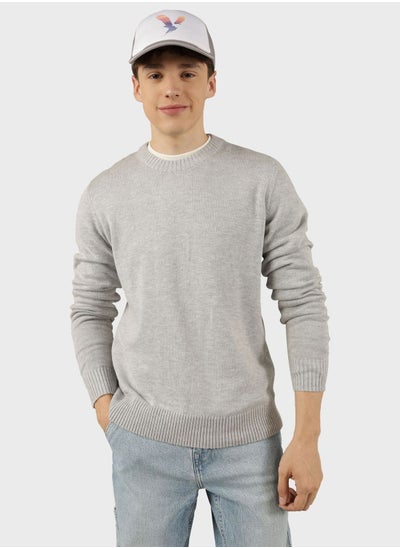 Buy Logo Crew Neck Sweater in UAE