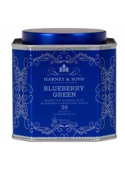 Buy Harney & Sons Blueberry Green Tea | 30 sachets, Historic Royal Palaces Collection in UAE