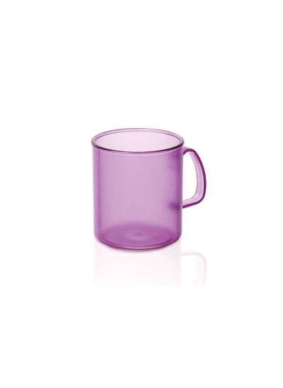 Buy Frosted Coffee Plastic Mug (7.5 x 8.5 cm) 0.3 L Waxan M-121 in Egypt