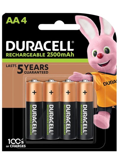 Buy 4 Rechargeable AA 2500mAh Batteries in Saudi Arabia