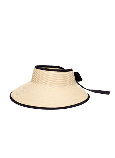 اشتري Vienna Visor Women’s Summer Sun Straw Packable UPF 50+ Beach Hat في الامارات