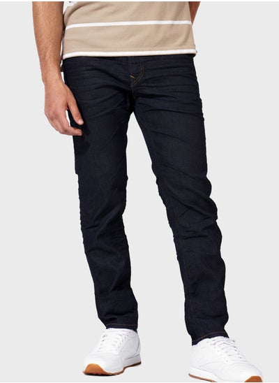 Buy Mid Wash Slim Fit Jeans in Saudi Arabia