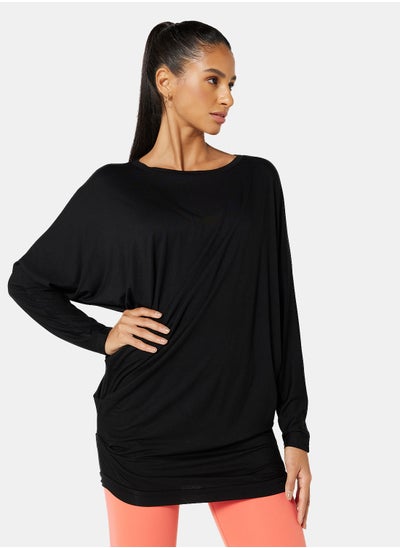 Buy Drape Long Sleeve T-Shirt in Saudi Arabia